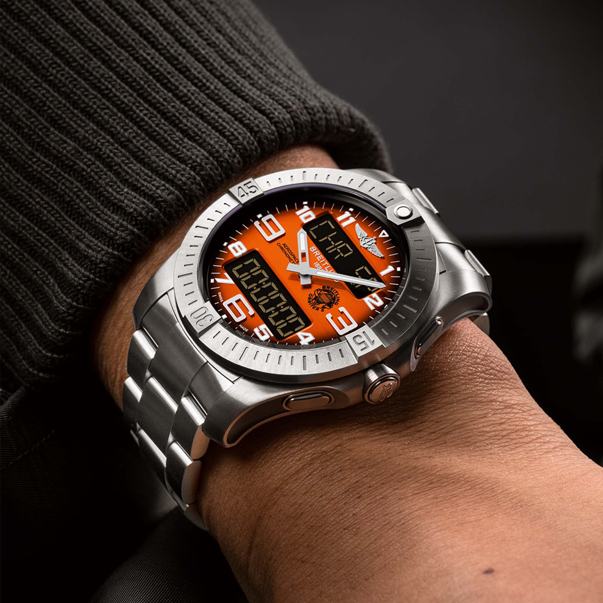 Breitling Professional Aerospace B70 Orbiter 25th SuperQuartz 43 mm Titanium Limited Edition Maison Birks